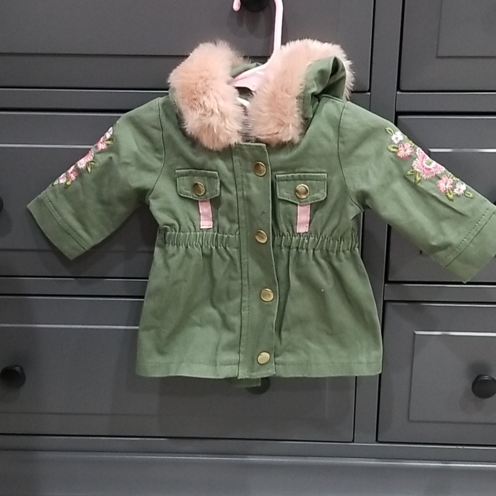 Infant Floral high low a jacket
